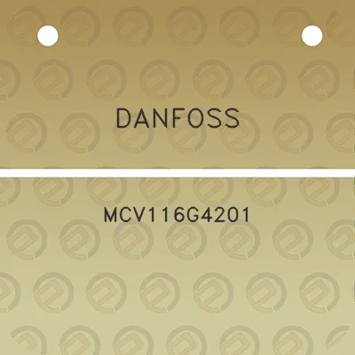 danfoss-mcv116g4201