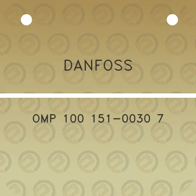 danfoss-omp-100-151-0030-7