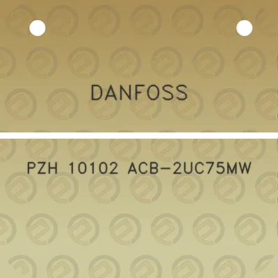 danfoss-pzh-10102-acb-2uc75mw