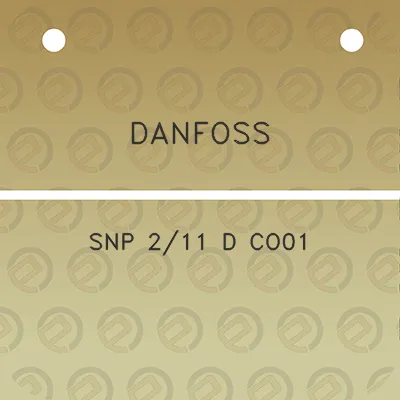 danfoss-snp-211-d-co01