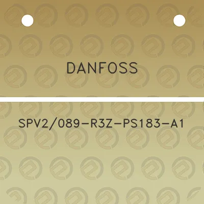 danfoss-spv2089-r3z-ps183-a1