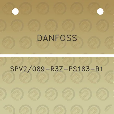 danfoss-spv2089-r3z-ps183-b1