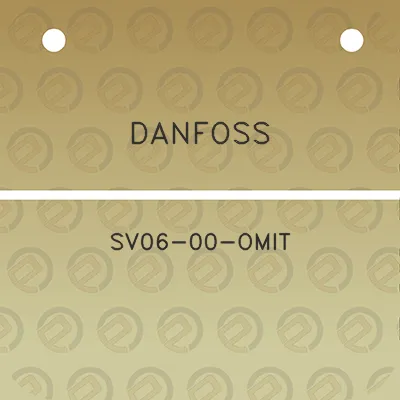 danfoss-sv06-00-omit