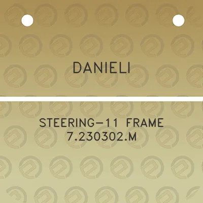 danieli-steering-11-frame-7230302m