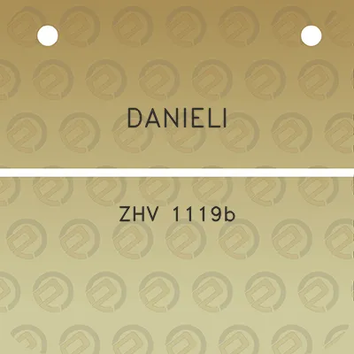 danieli-zhv-1119b