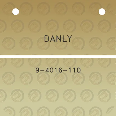 danly-9-4016-110