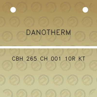 danotherm-cbh-265-ch-001-10r-kt