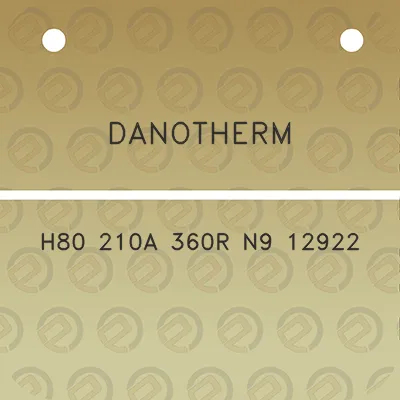 danotherm-h80-210a-360r-n9-12922