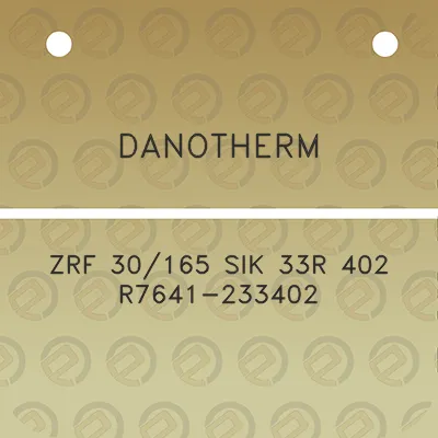 danotherm-zrf-30165-sik-33r-402-r7641-233402