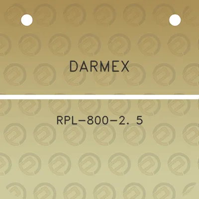 darmex-rpl-800-2-5