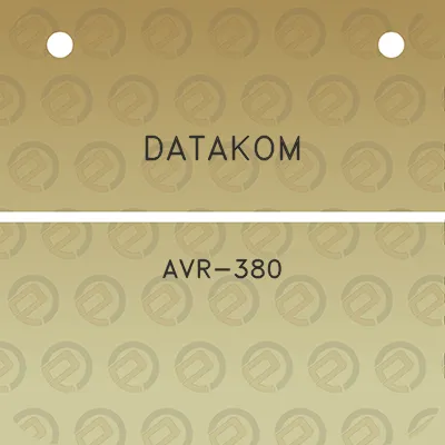 datakom-avr-380