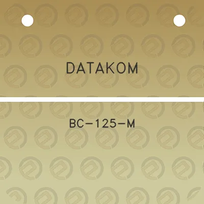 datakom-bc-125-m