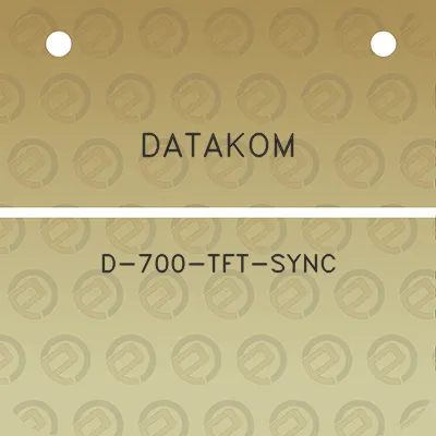 datakom-d-700-tft-sync