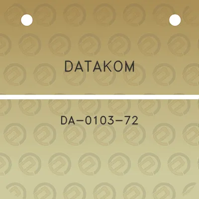 datakom-da-0103-72