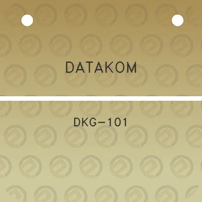 datakom-dkg-101