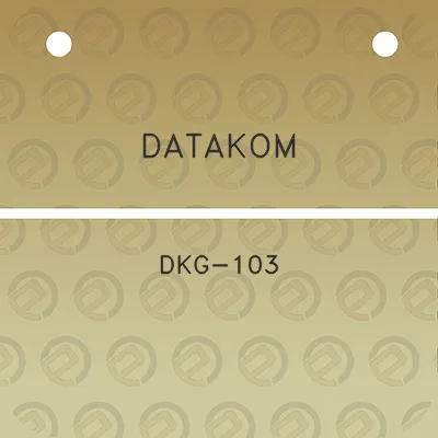 datakom-dkg-103