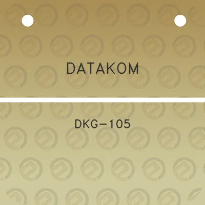 datakom-dkg-105