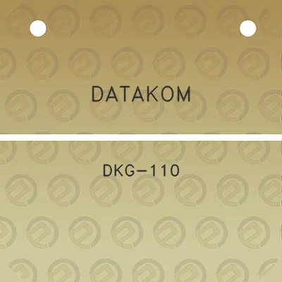 datakom-dkg-110