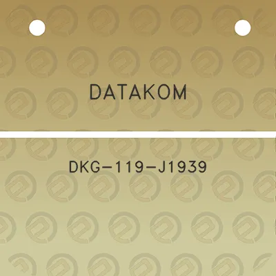 datakom-dkg-119-j1939