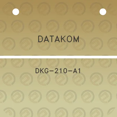 datakom-dkg-210-a1