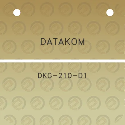 datakom-dkg-210-d1