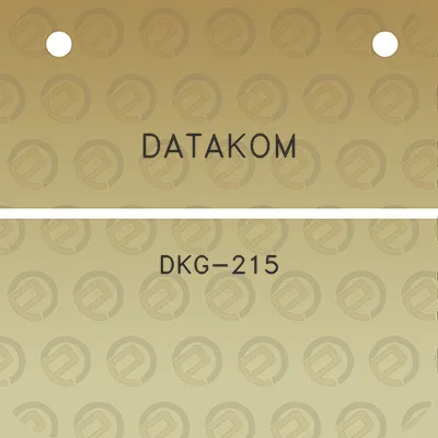 datakom-dkg-215