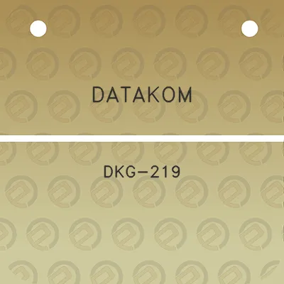 datakom-dkg-219