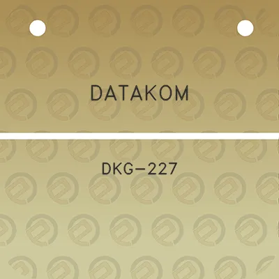 datakom-dkg-227