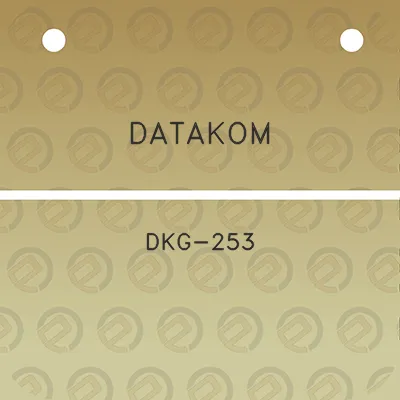 datakom-dkg-253