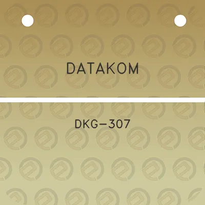 datakom-dkg-307