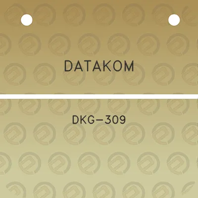 datakom-dkg-309