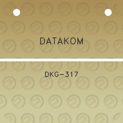 datakom-dkg-317