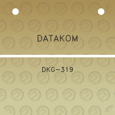 datakom-dkg-319