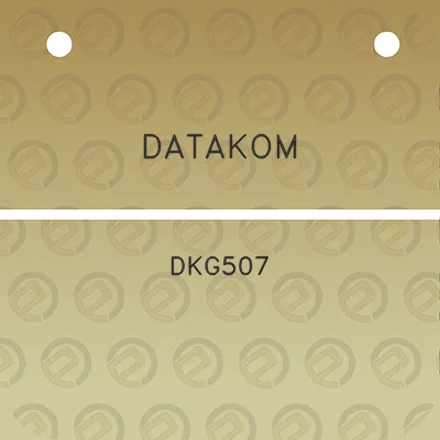 datakom-dkg507