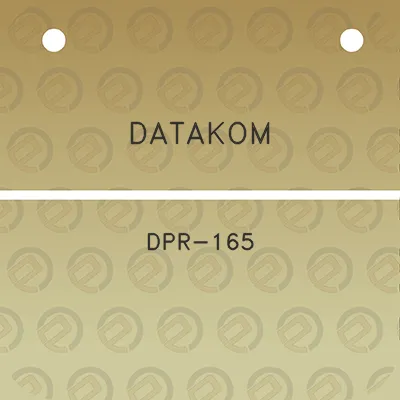 datakom-dpr-165