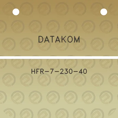 datakom-hfr-7-230-40