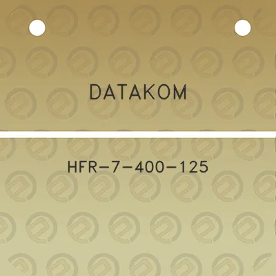 datakom-hfr-7-400-125