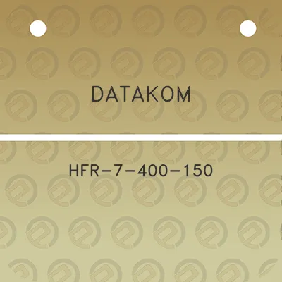 datakom-hfr-7-400-150