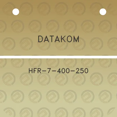 datakom-hfr-7-400-250