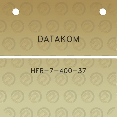 datakom-hfr-7-400-37