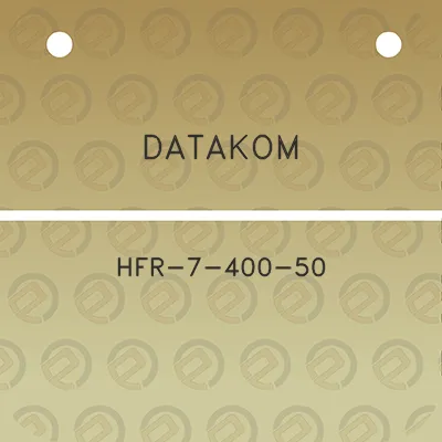 datakom-hfr-7-400-50