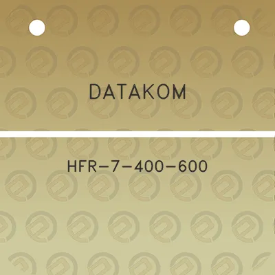 datakom-hfr-7-400-600