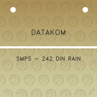 datakom-smps-242-din-rain