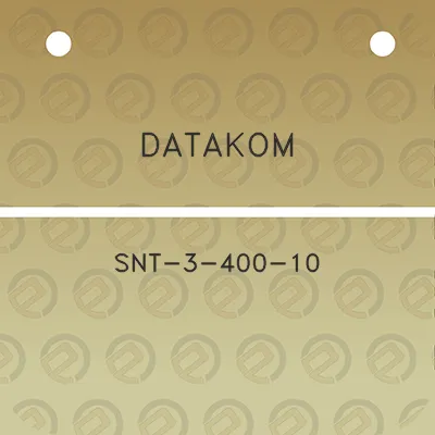 datakom-snt-3-400-10