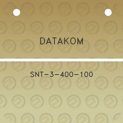 datakom-snt-3-400-100