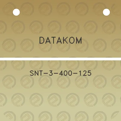 datakom-snt-3-400-125