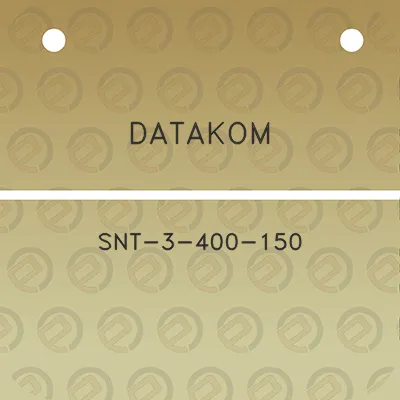 datakom-snt-3-400-150