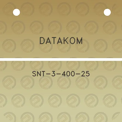 datakom-snt-3-400-25