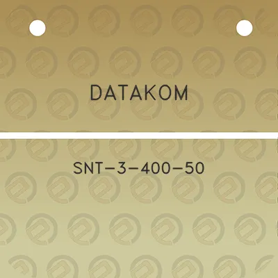 datakom-snt-3-400-50