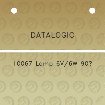 datalogic-10067-lamp-6v6w-90